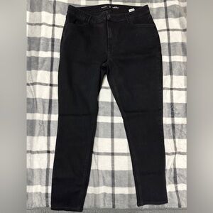 Black Old Navy 16 Long high rise super skinny jean